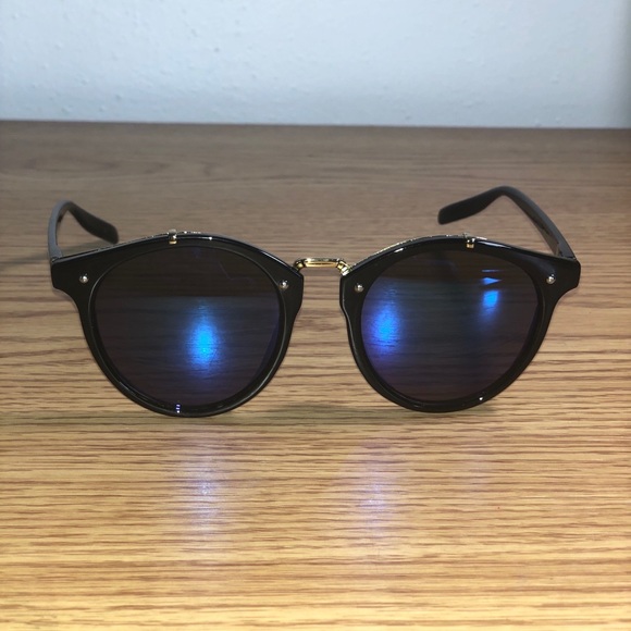 REFLECTIVE BLUE-SUNGLASSES - Picture 3 of 4